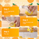 Loupai Lemon Squeezer Lime Squeezer2025 Screw Top Lemon SqueezerManual Juicer With Orange