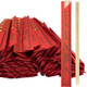 Soeos Chopsticks Disposable 100 Pairs Disposable Wooden Chopsticks With Red Packaging 7.6 Red