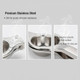 Xauzix 0019 Xauzix Stainless Steel Manual Citrus Juicer 5 Cm Stainless Steel