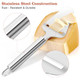 Eamifaru Premium Stainless Steel Cheese Slicer For All Types Of Cheese MultiFunctional Stainless Steel