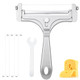 Ybeaty Cheese Slicer Kit Stainless Steel Wire Cheese Cutter With 4 Extra Stainless Steel