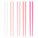 Yolcar 5 Pairs Fiberglass Chopsticks Reusable And Dishwasher Safe Chopsticks NonSlip 9.2 Inches