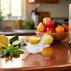Yliiii Silver Manual Lemon JuicerExquisite Bird Stainless Steel Manual Lemon Juicer And 1Pc Silver