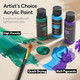 Tmol Acrylic Paint Set With 12 Art Brushes 36 Colors /Bottle) Acrylic 2 Oz