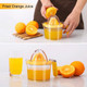 Drizom Citrus Lemon Orange Juicer Manual Hand Squeezer Fruit Juicer Lime Press 20Oz Orange