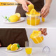 Drizom Citrus Lemon Orange Juicer Manual Hand Squeezer Fruit Juicer Lime Press 20Oz Orange