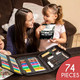 Zenacolor Drawing Kit With Drawing Pencils 74 Pack
