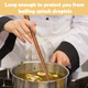 Rockhouse Cooking Chopsticks 2 Pairs Wooden Long Chop Sticks Reusable For Noodles 16.5 Inches