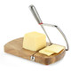 Dgloze Wooden Cheese Slicer Cheese Cutter Board With Stainless Steel Blade For Stainless Steel