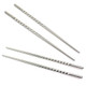 Rbenxia Metal Steel Chopstick Stainless Steel Spiral Chopsticks Long Lightweight Chopstick Set 8.8 Inches Stainless Steel