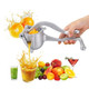Jasiss Juicer Fresh Fruit Juice Extractor Aluminum Alloy Juice Squeezer Handheld Manual 0.6L Orange