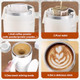 Glowgath Self Stirring Coffee MugAutomatic Magnetic Stirring Cup For Easy Mixing Stainless Steel