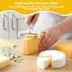 Shenliu Cheese Slicer Kit Stainless Steel Wire Cheese Slicers Handheld Cheeses Slicer Stainless Steel