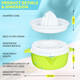 Susubee Citrus Juicer Lemon Squeezer Orange Fruit Manual Hand Juicers With Pouring 250Ml Orange