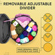 Craftiss Crochet Kit + Black Yarn Storage Bag Bundle 158 Pcs Black
