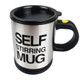 Httllh Self Stirring Coffee MugStainless Steel Coffee Mug With Lid 16 Oz Black