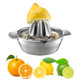 Pebipoo Lemon Orange Squeezer Manual Juicer Stainless Steel Citrus Juicer Hand Press Orange