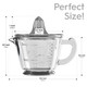 Cuttlelab Glass 2Cup Juicer (Clear Clear