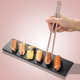 Tiicoo Chopsticks Reusable 18/8 Stainless Steel Chopsticks Pink Sakura Laser Engraved Metal Stainless Steel
