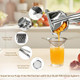 Fimxsd Large Lemon Squeezer 304 Stainless Steel Manual Juicer Hand Press With Stainless Steel