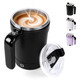 Yousheme Self Stirring Coffee Mug Automatic Magnetic Stirring Coffee Mug Black