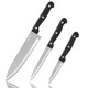 Uibkor Kitchen Knife 3Pcs Knife Set Chef Knife Utility Knife Paring Knife 8 Inch Stainless Steel