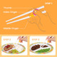 Hansgo Kids Training Chopsticks 4 Pairs Easy Grip Chopsticks For Toddlers and