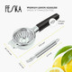 Feska Stainless Steel Lemon Squeezer 2 Pcs Stainless Steel