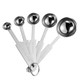 Ostwony Ostwony Measuring Spoons Set Includes 1/8 Tsp 1/4 Tsp 1/2 Tsp 5Pcs Stainless Steel