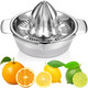 Etinslant Citrus Lemon Orange Grapefruit Juicer Manual Squeezer 304 Stainless Steel Robust 10Oz Orange