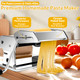 Zenadora Pasta Maker With 7 Thickness Settings Roller 2In1 Cutter Hand Crank Stainless Steel