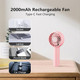 Mini Portable Fan, Battery Operated Personal Handheld Fan, 3 Speed Adjustable Usb Rechargeable Fan, Cute Design Powerful Eyelash Mini Portable Fan, Battery Operated Personal Handheld Fan, 3 Speed Adjustable Usb Rechargeable Fan, Cute Design Powerful Eyelash