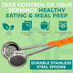Joyserve Portion Control Serving Spoons 8 Oz 8 Piece
