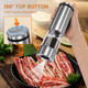 Eiho Electric Salt And Pepper Grinder Set Rechargeable Automatic Salt And Pepper