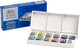 Winsor and Newton Cotman Watercolor Paint Set Studio Set 12 Half Pan With Brush