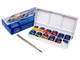 Winsor and Newton Cotman Watercolor Paint Set Studio Set 12 Half Pan With Brush