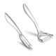 Honsen Set Of 2 Stainless Steel Vegetable PeelerYShaped And IShaped Stainless Steel Set Of 2 Stainless Steel