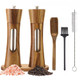 Suprnn Wooden Salt And Pepper Grinder Set 8 Inch 2 Pack