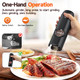 Dabige Electric Salt And Pepper Grinder Set Usb Rechargeable One Hand Operation 2 Pack