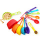 Hawowz Measuring Cups And Spoons Set Colored Kitchen Measure Tools Durable Nesting 12 Piece