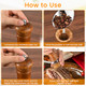 Bekoas Salt And Pepper Grinder Set Pepper Grinder'salt Grinder'pepper Mill' Refillable Grinder 6 Inch Black