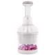 Mttobo Vegetable Chopper Food Chopper Manual Hand Onion Salad Garlic Nut and White