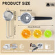 YxtandBeyond Large Lemon Squeezer Set 304 Stainless Steel Lime Squeezer W/13 Filter Stainless Steel