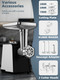 Oaomi Max Electric Meat Grinder and Sausage Stuffer 3200W Black