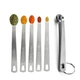 Tallsoou Measuring Spoons Set Includes 1/4 Tsp 1/8 Tsp 1/16 Tsp 1/32 Stainless Steel