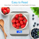 Wiwue Guo Food Scale Kitchen Scale Weight Scale Grams And Ounces For Weight Stainless Steel