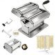Mztogr Pasta Maker Machine With 9 Adjustable Thickness Settings 2 In 1
