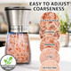 Benicci Stainless Steel Salt And Pepper Grinder Set Of 2 5Oz Set Of 2