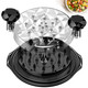 Beiyunee Chicken Shredder Tool Twist Large With Brush 10 Pro Visible Kitchen Black