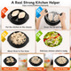 Beiyunee Chicken Shredder Tool Twist Large With Brush 10 Pro Visible Kitchen Black